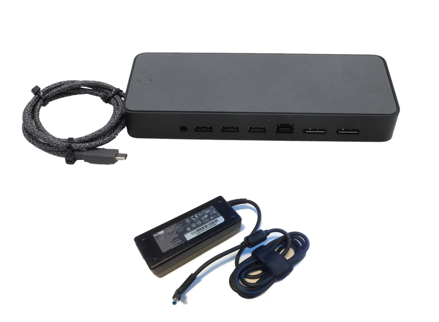 داک استيشن USB-C HP خروجي ده پورت مدل HSA-B005DSHPUSB-C Universal Dock HSA-B005DSداراي خروجي هاي Audio/USB A/USB C/Dosplay/Lan 90W